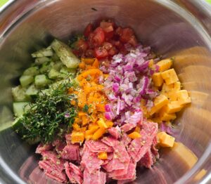 Fresh cucumber salad recipe